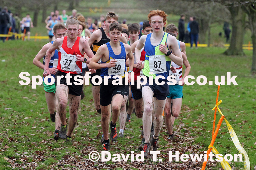 Junior mens Northern Cross Country Champs., Camp Hill Estate, Kirklington.  Photo: David T. Hewitson/Sports for All Pics